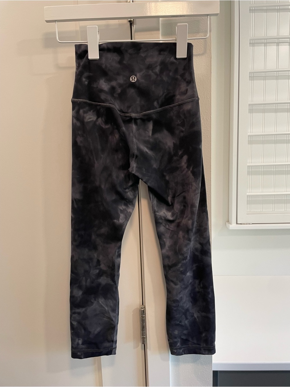 lululemon athletica Align Capri Black Tie-Dye High-Rise Leggings